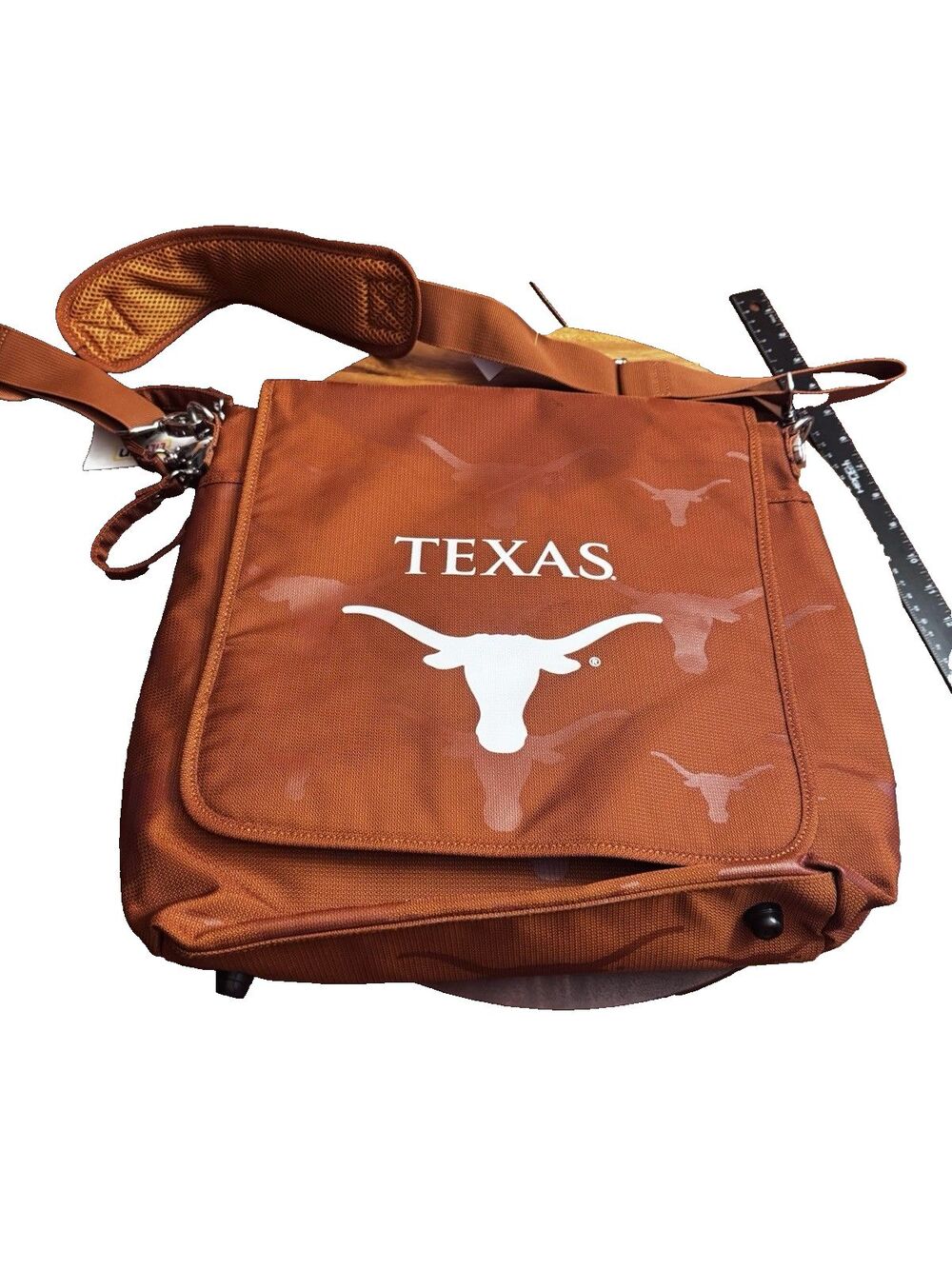 NCAA Texas Longhorns Horns UT Jersey Style Messenger Bag / Purse